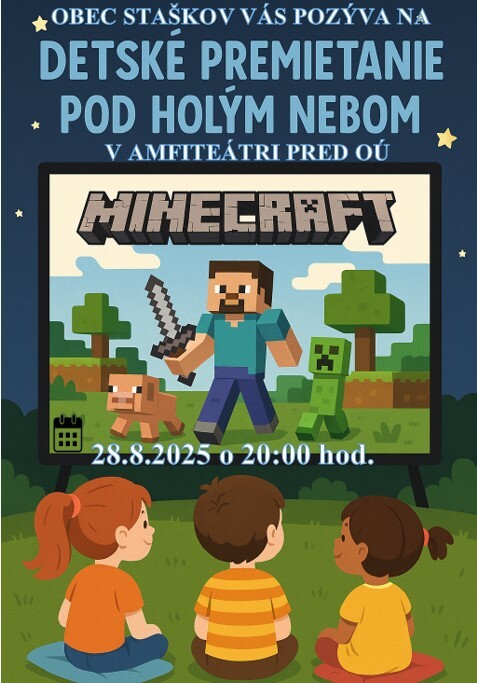 plagát minecraft