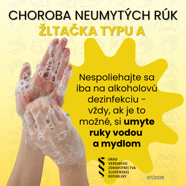 zltacka 2025 dezinfekcia